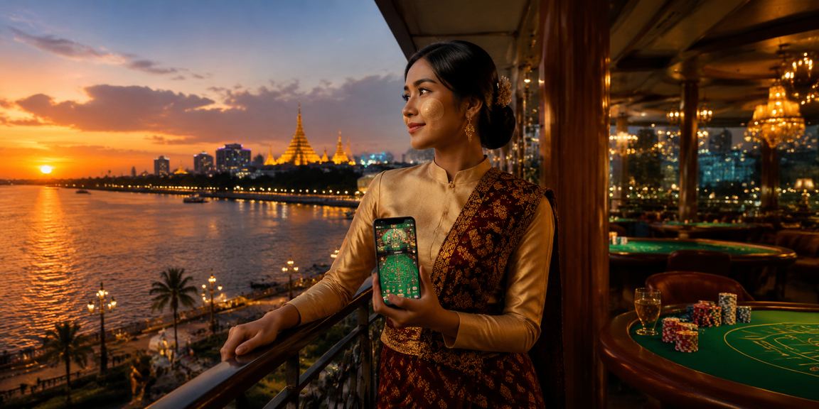 ရန်ကုန်မြစ်ကမ်းခြေဆီက စက်ရုံကစားသူများ